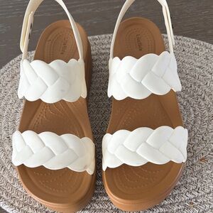 CROCS Tan Sole Sandals